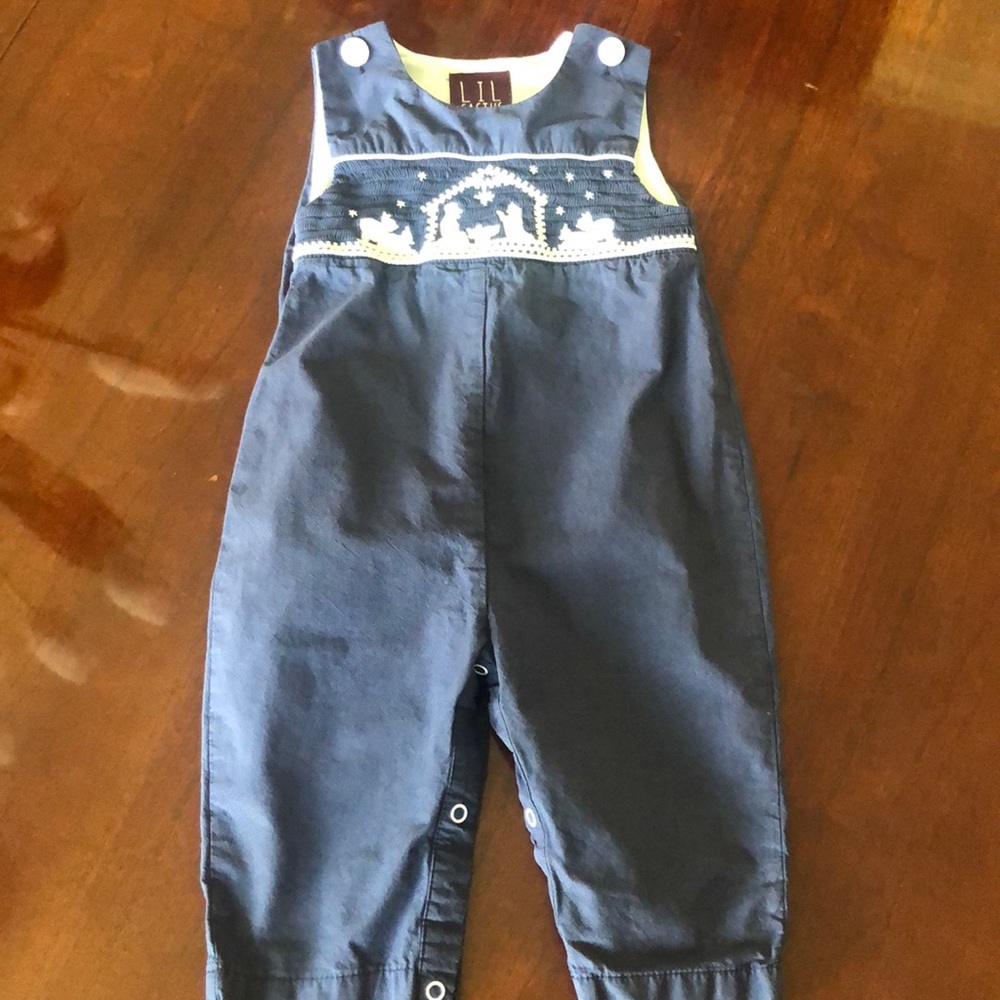 Smocked Nativity One Piece